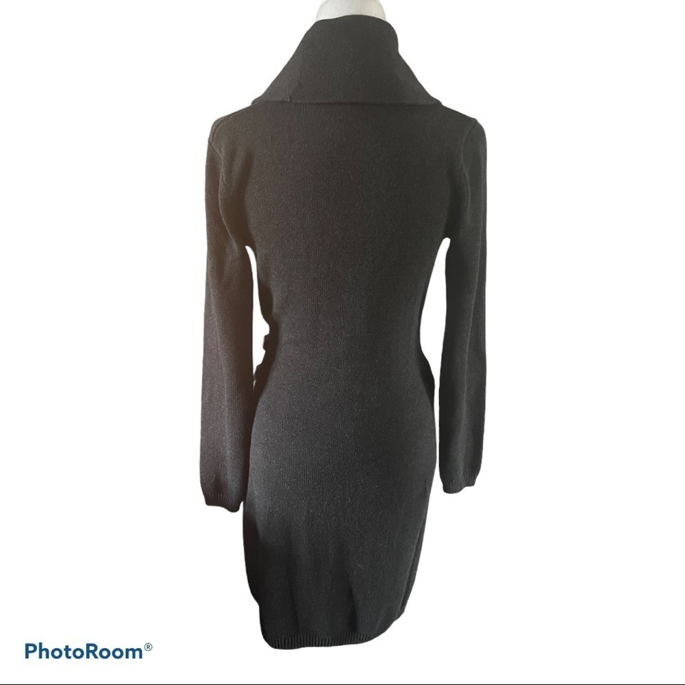 Lauren by Ralph Lauren charcoal sweater dress S - Picture 4 of 7